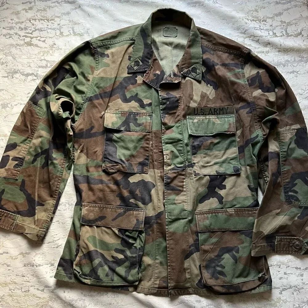 US Army issue 1990 Woodland Jacket camouflage vintage